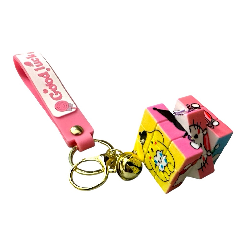 NEW Magic Cube Keychain Kawaii Sanrio HelloKitty Kuromi Melody